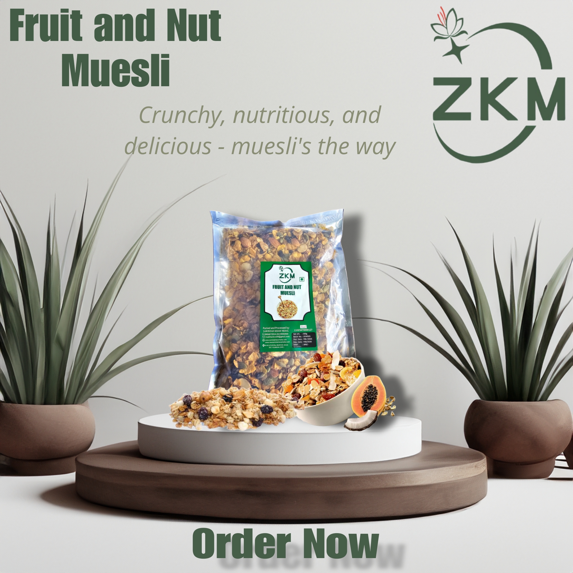 Fruit and Nut Muesli