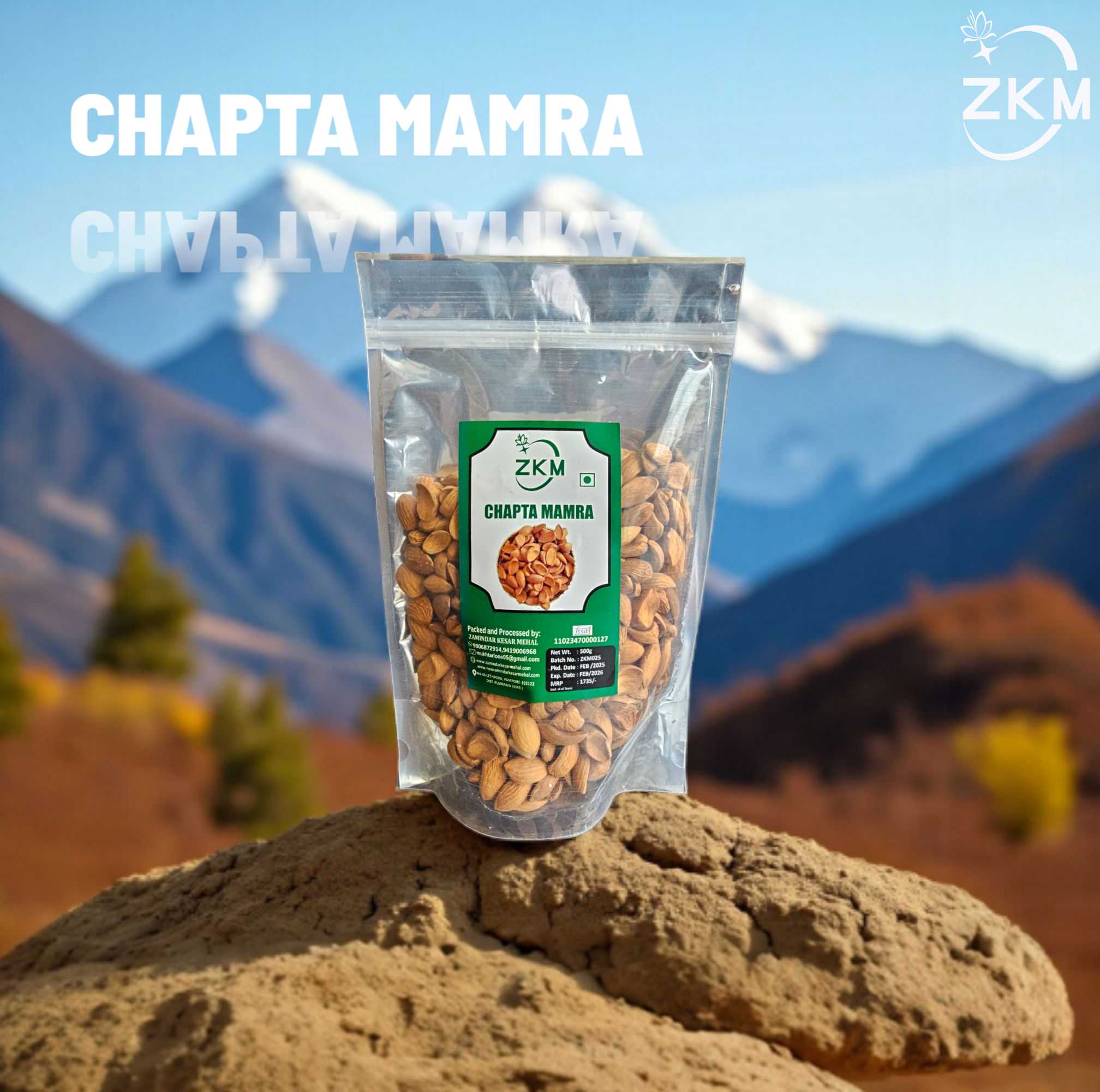 Chapta Mamra Almonds – Kashmiri Premium Grade